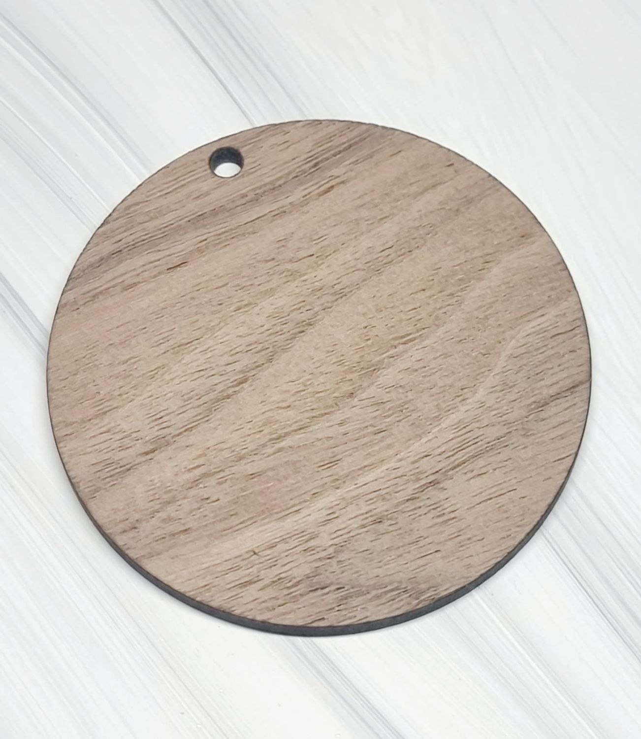 Walnut Veneered Circle Craft Blank
