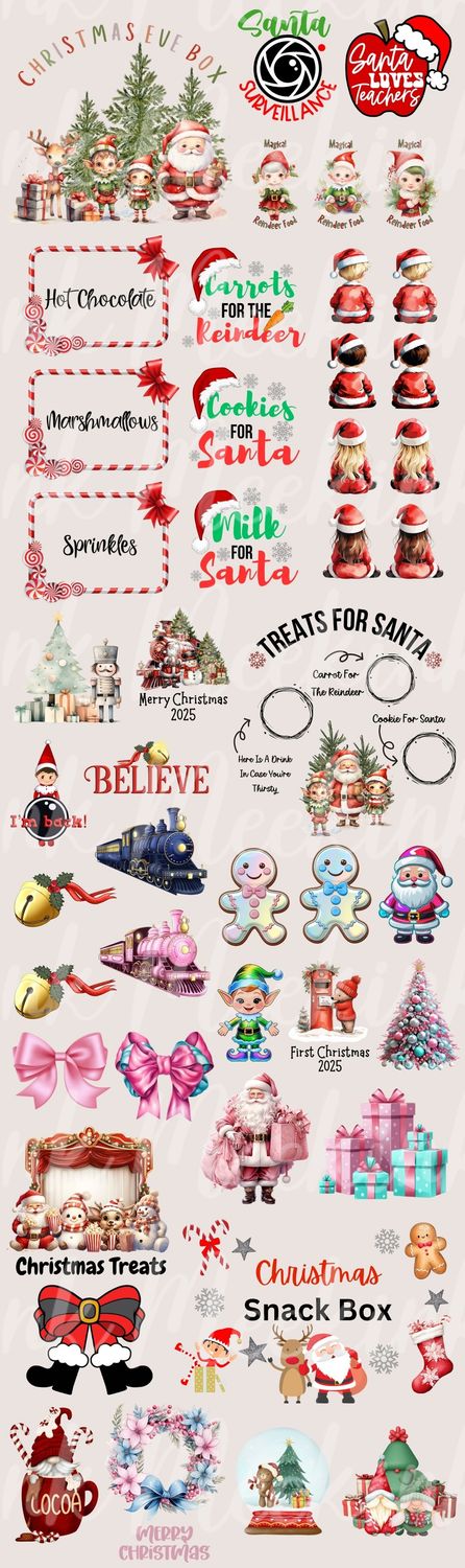Christmas Starter Pack 1 Whole Meter UVDTF