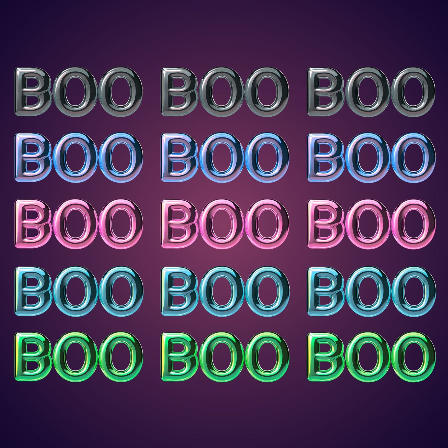 BOO! A4 Sheet UVDTF