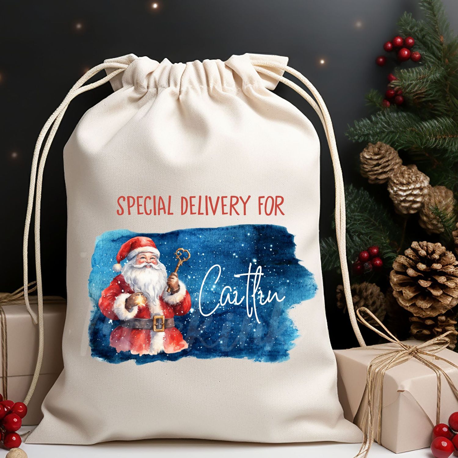 Santa Splash DTF Decal