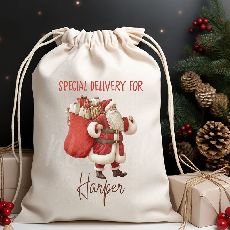 Vintage Santa DTF Decal