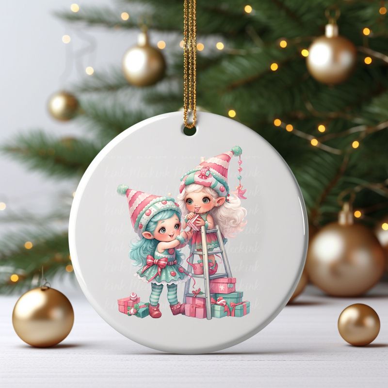 Girly Elves UVDTF or DTF Decal