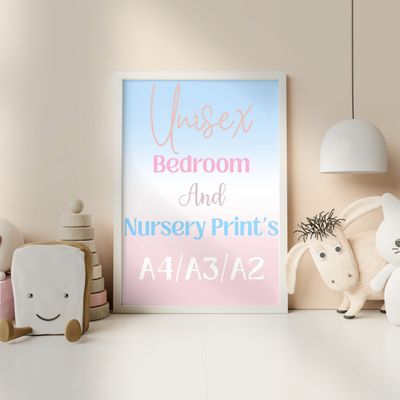 Unisex Bedroom Print&#39;s
