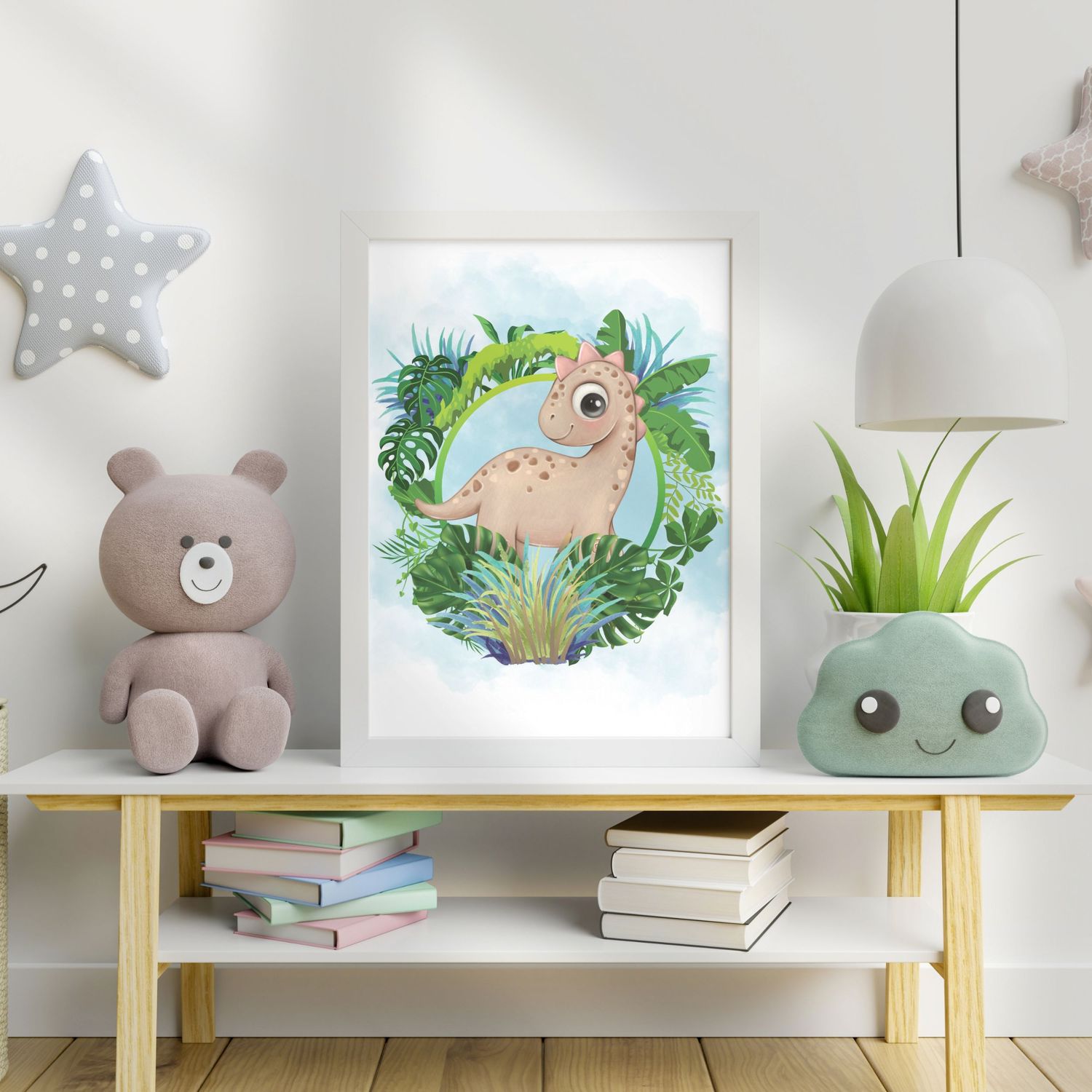 Baby Bronto Nursery Bedroom Decor Print