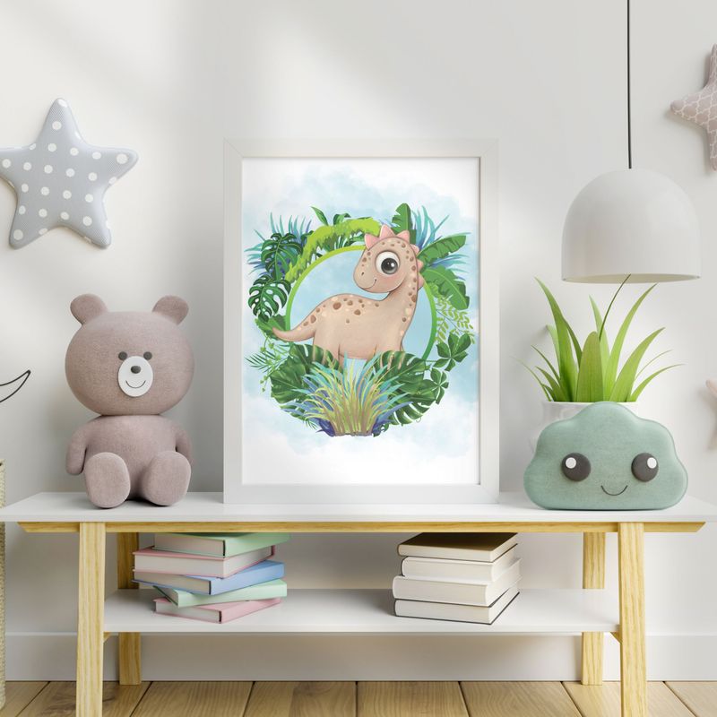 Baby Bronto Nursery Bedroom Decor Print