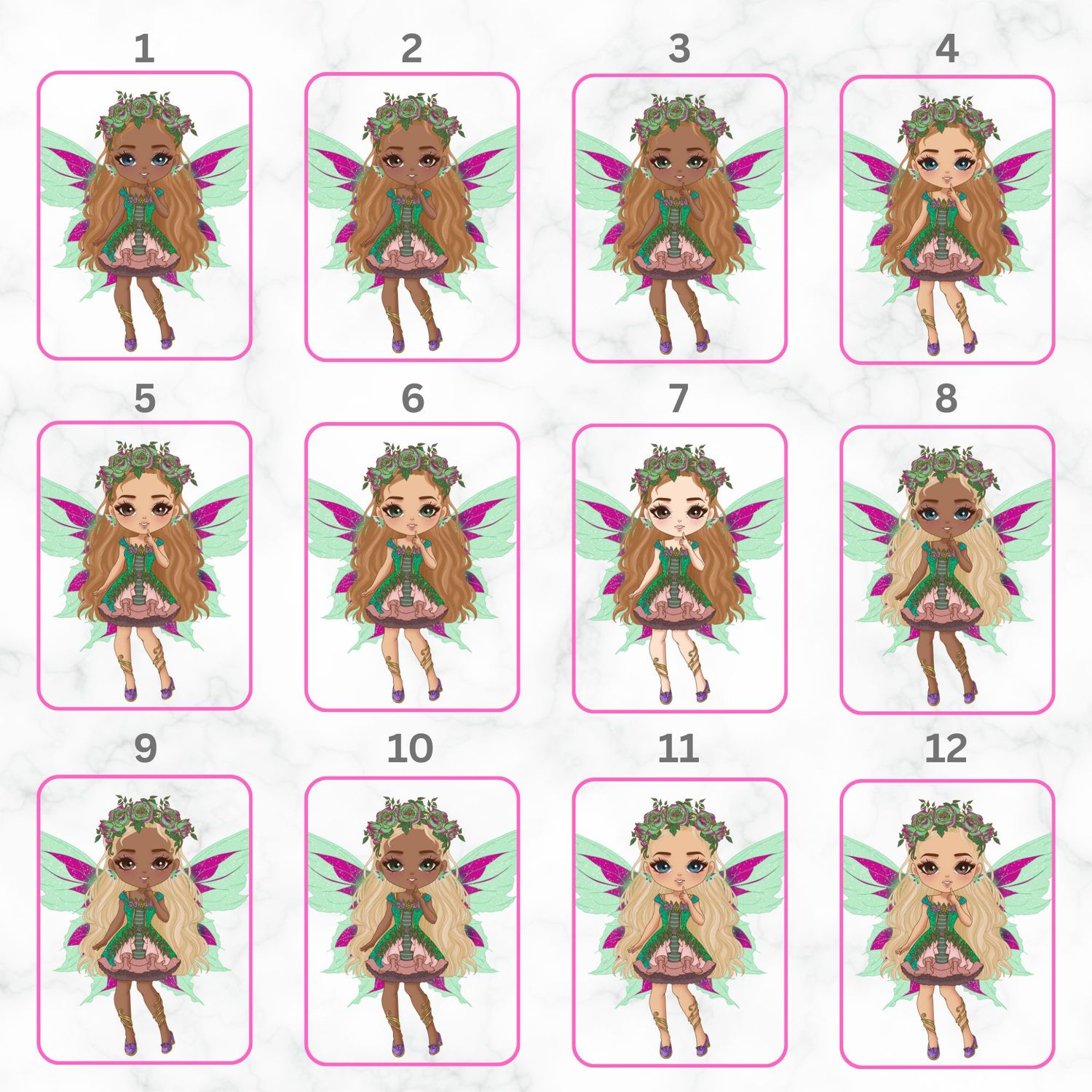 Enchanted Fairy Nursery Bedroom Decor Print