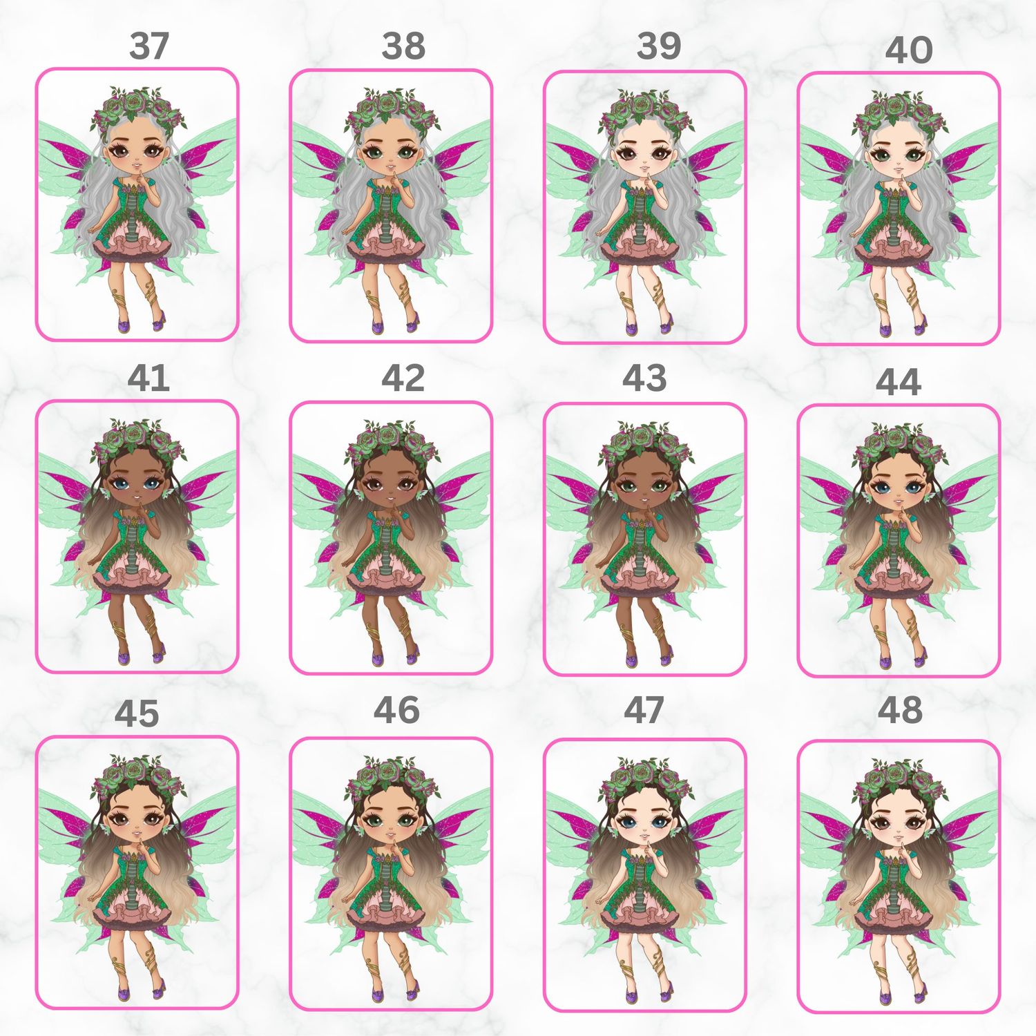 Enchanted Fairy Nursery Bedroom Decor Print