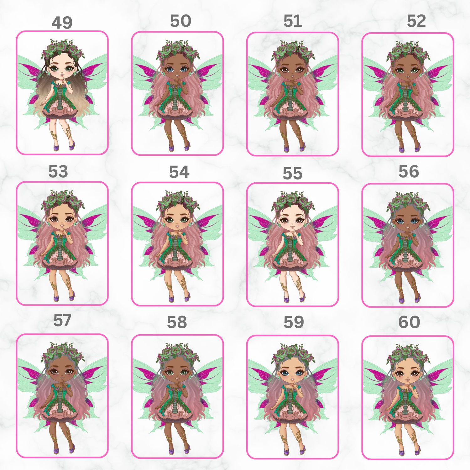 Enchanted Fairy Nursery Bedroom Decor Print