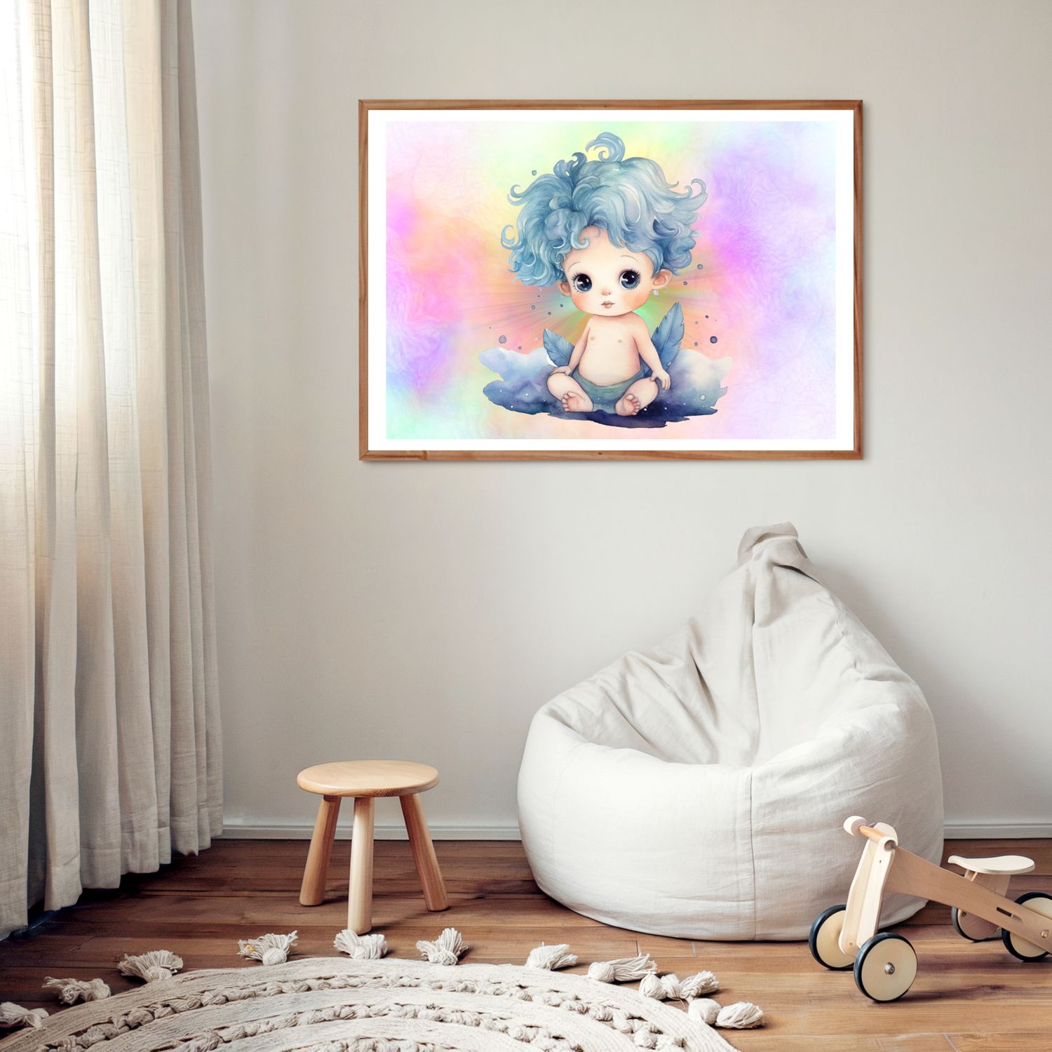 Enchanted Princess 3 Nursery Bedroom Decor Print