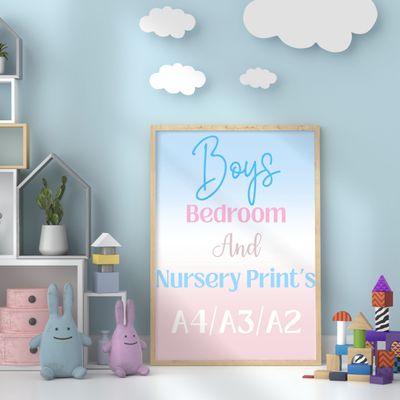 Boys Bedroom Prints