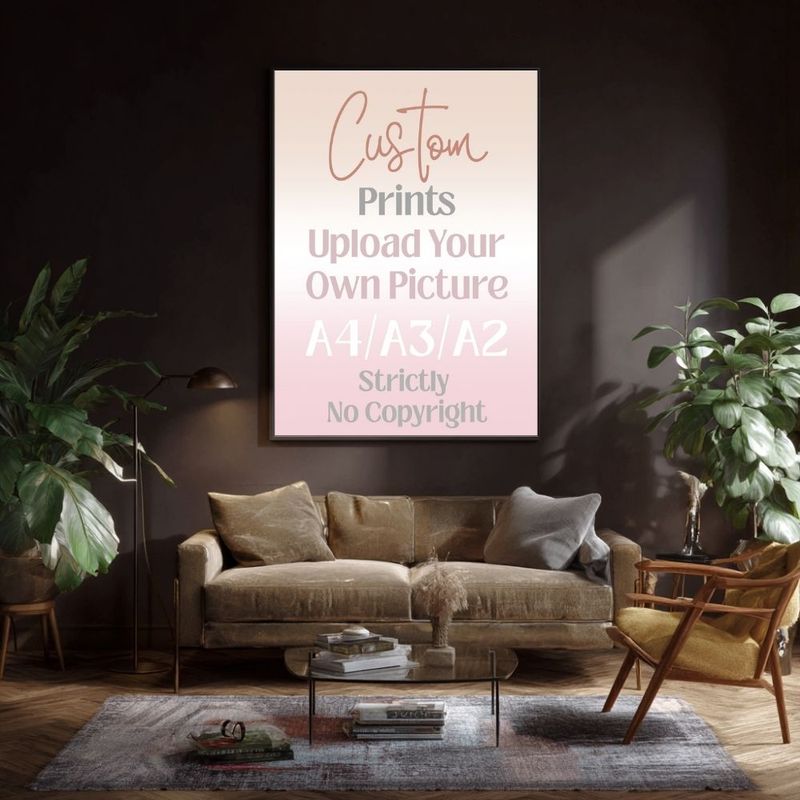 Upload Your Own Custom Prints Decor