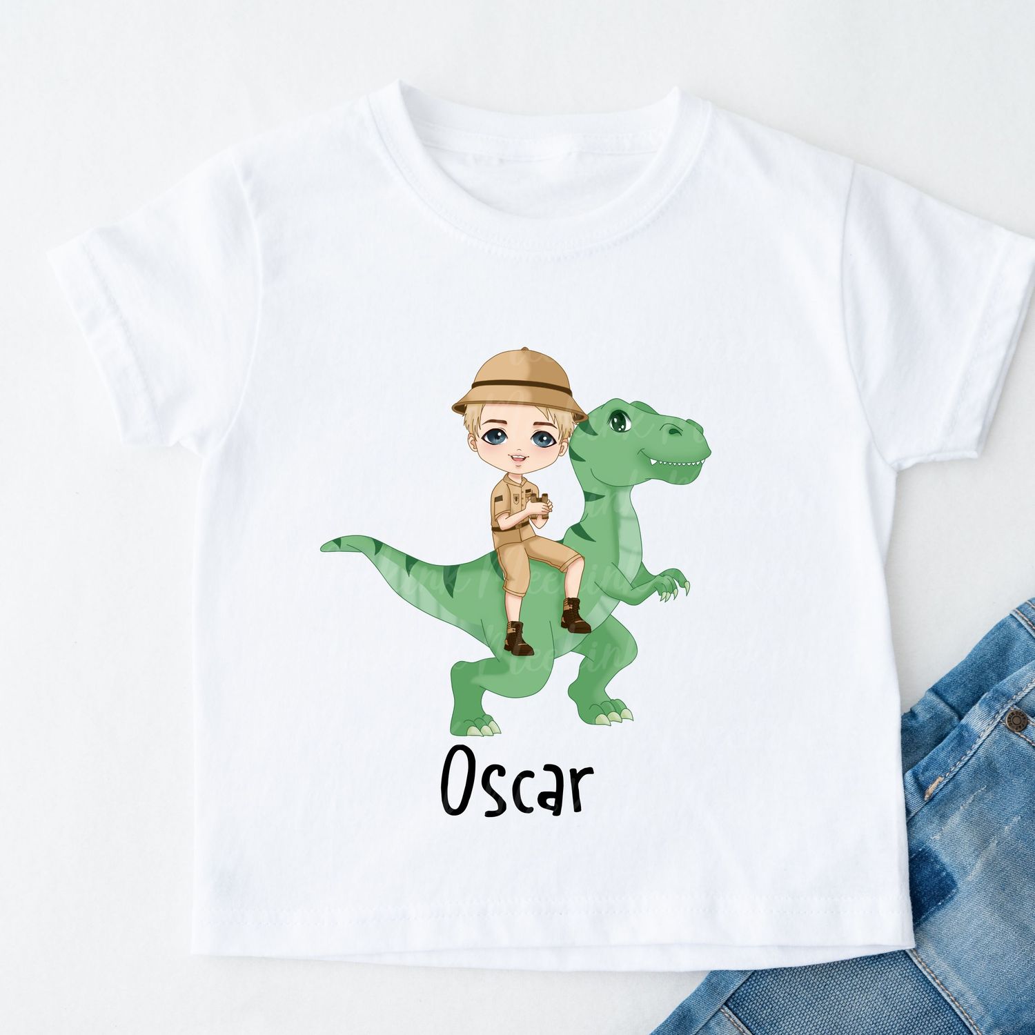 T Rex Dino Doll UVDTF or DTF Decal