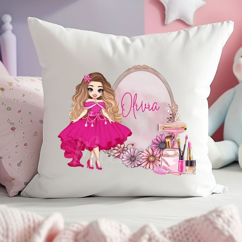 Pink Princess Doll UVDTF or DTF Decal
