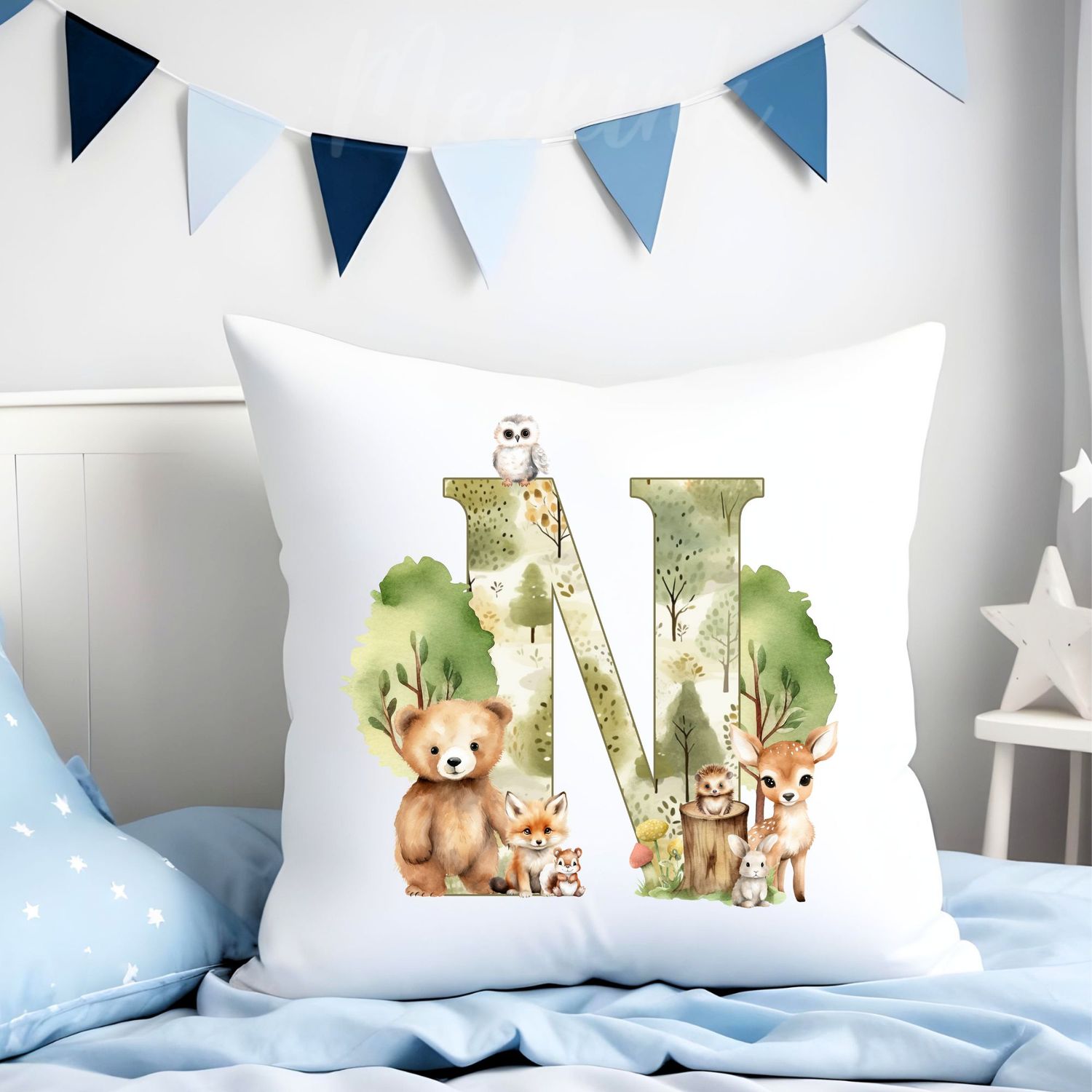 Woodland Animals Alphabet UVDTF or DTF Decal