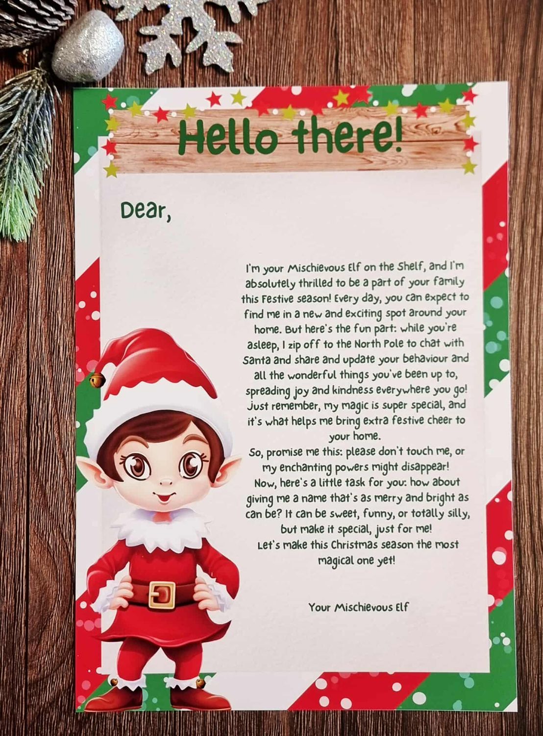 Hello There, Elf Letter
