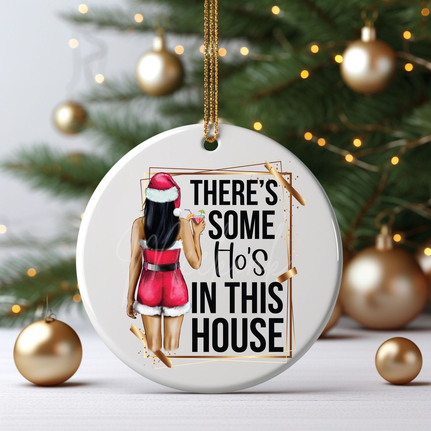 Ho&#39;s In This House UVDTF or DTF Decal