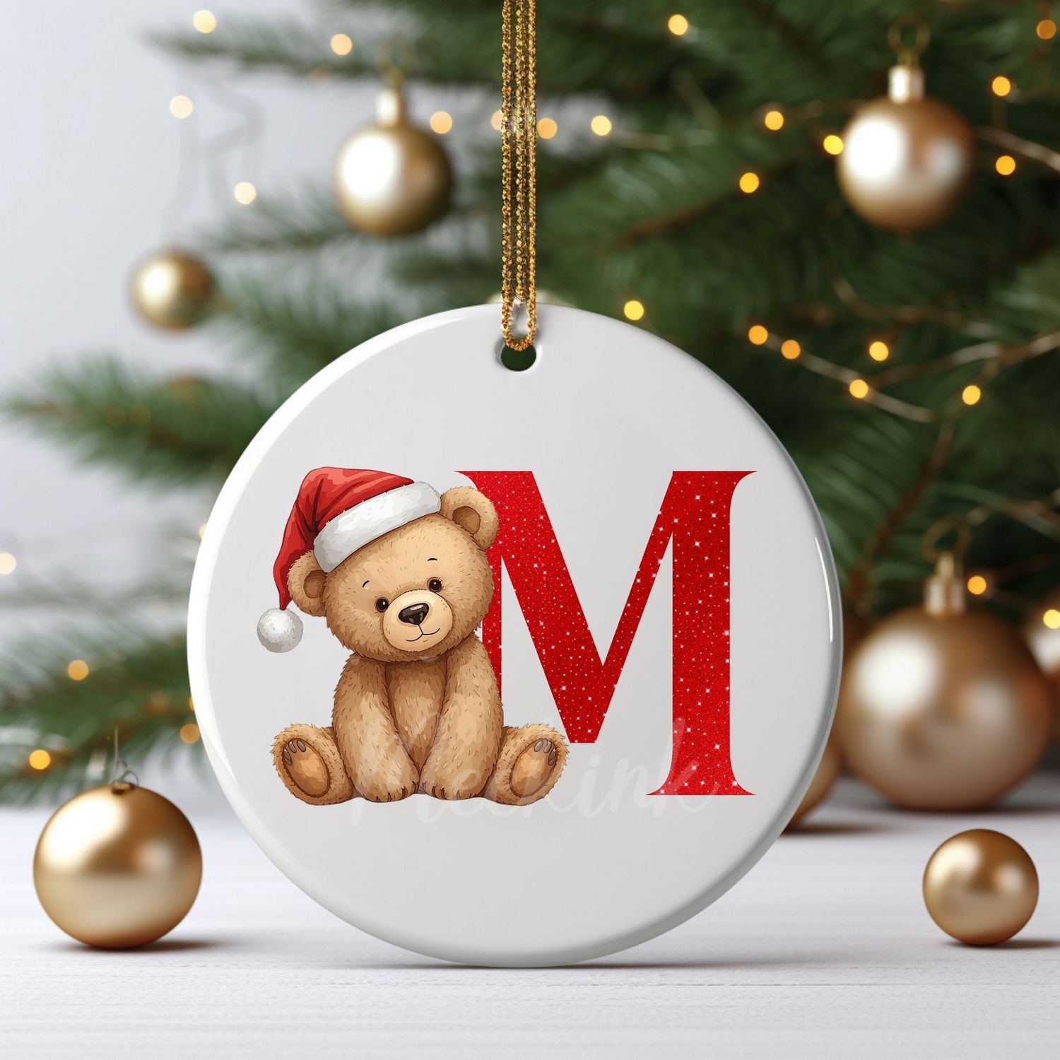 Teddy Alphabet UVDTF or DTF Single Decal