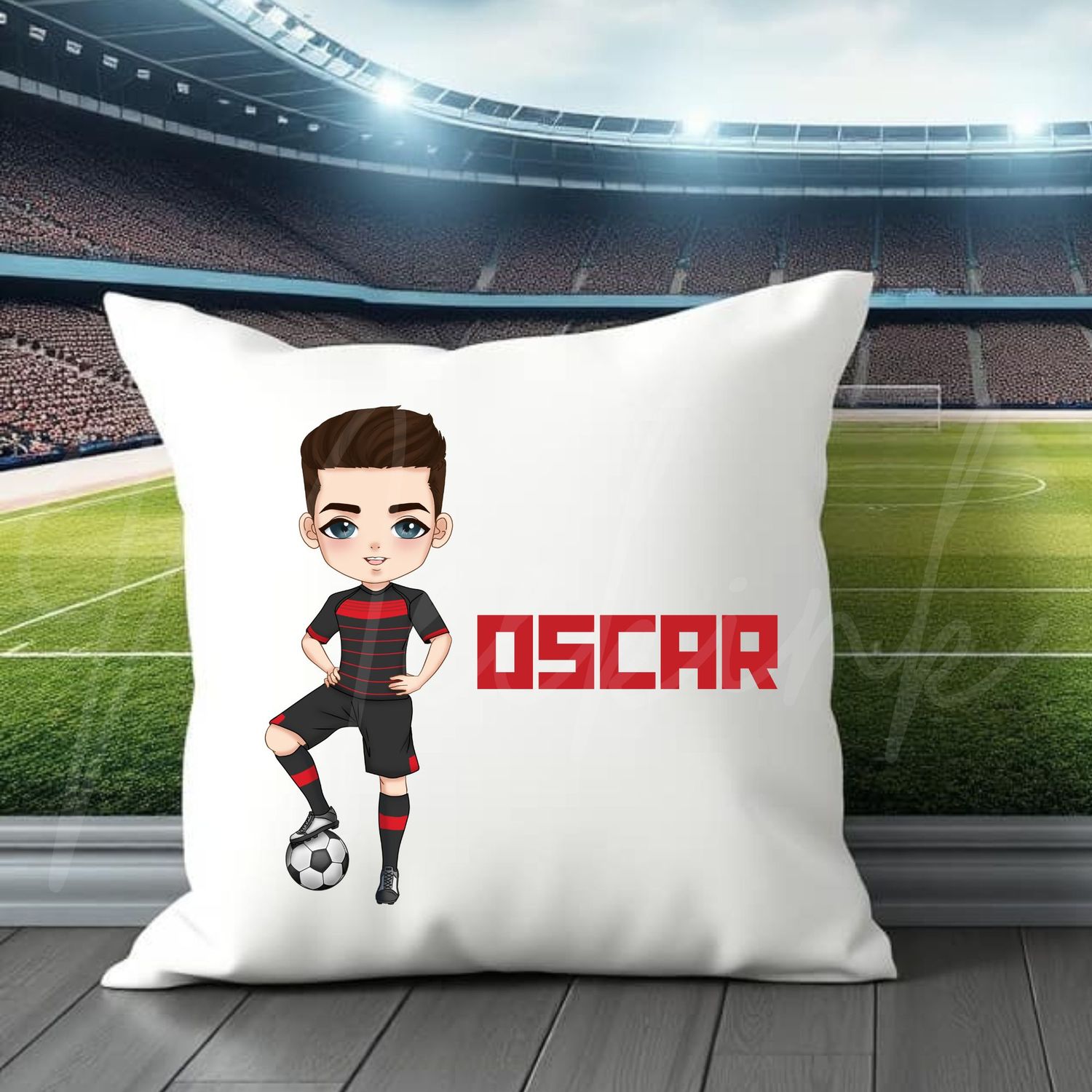 Football Boy Doll Design 8 UVDTF or DTF Decal