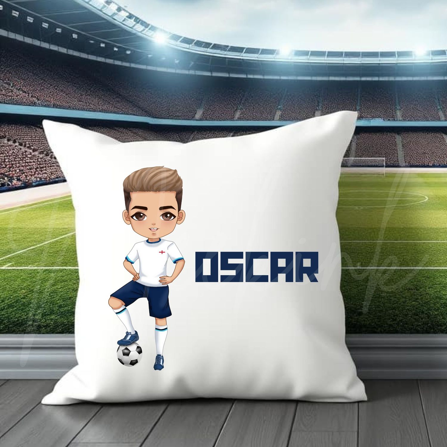 Football Boy Doll Design 10 UVDTF or DTF Decal