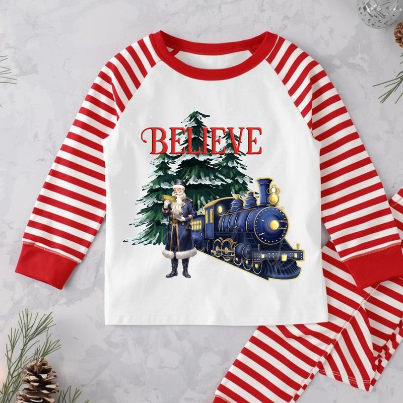 Blue Train Believe Decal DTF