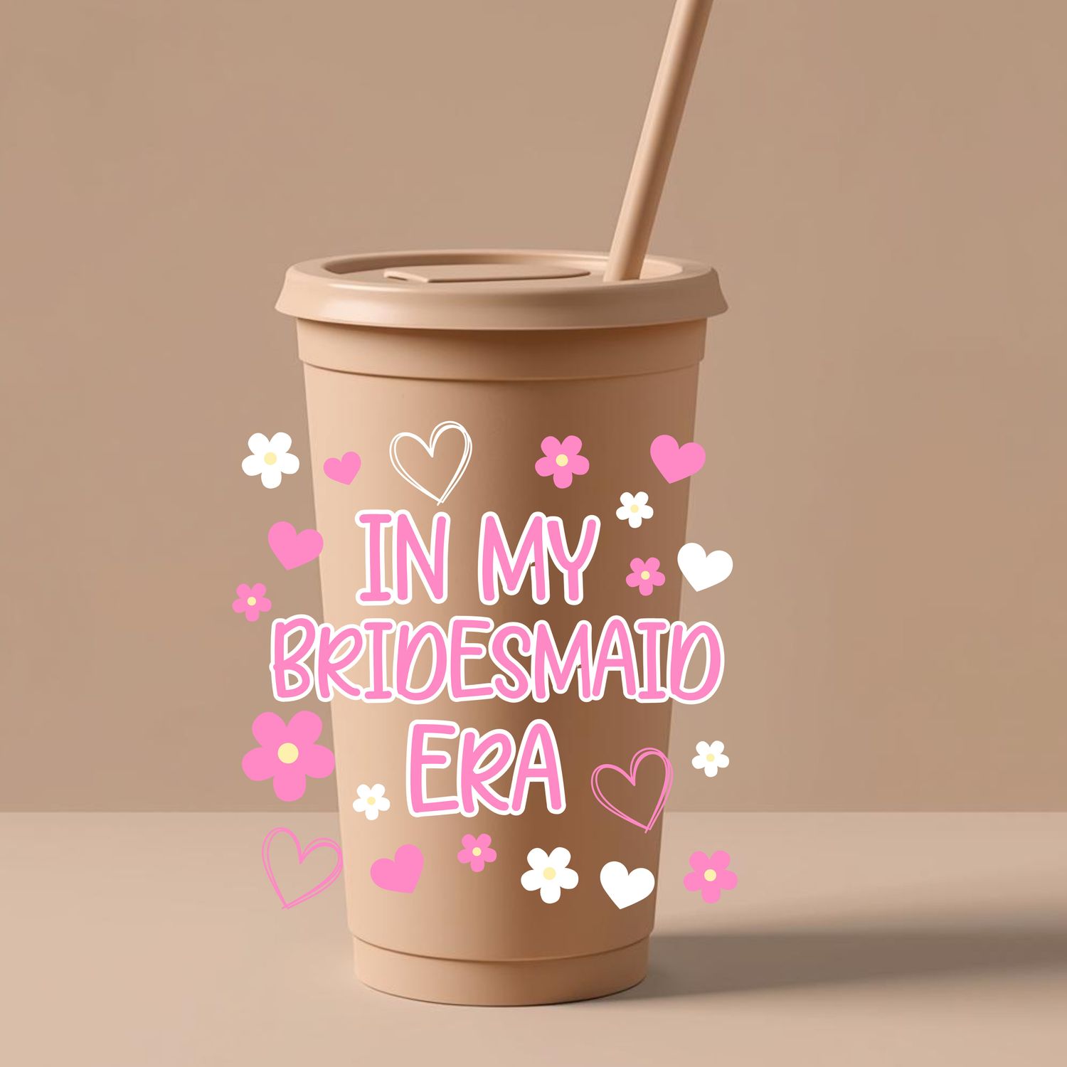 In My Bridesmaid Era UV DTF Decal