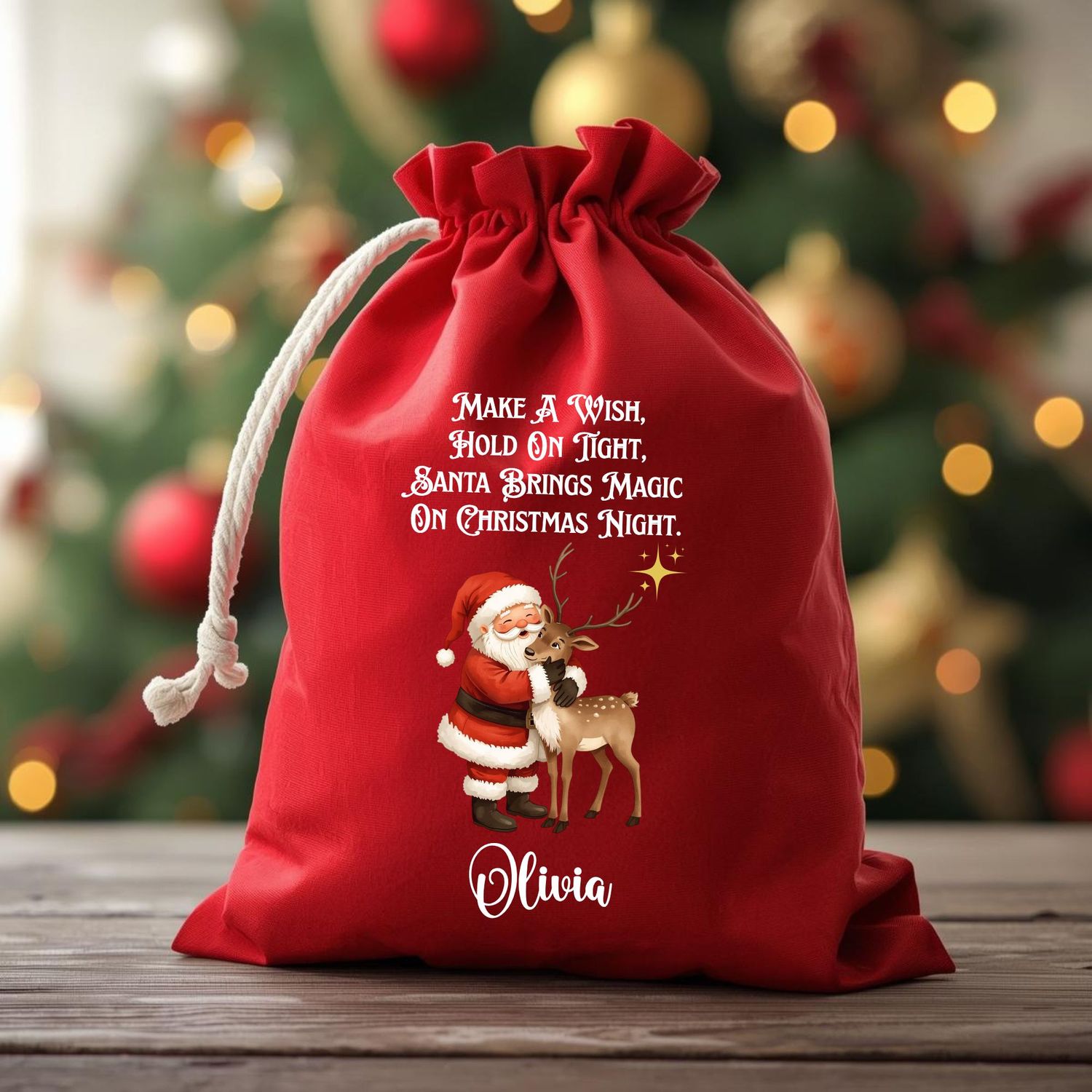 Make A Wish Christmas UVDTF or DTF Decal