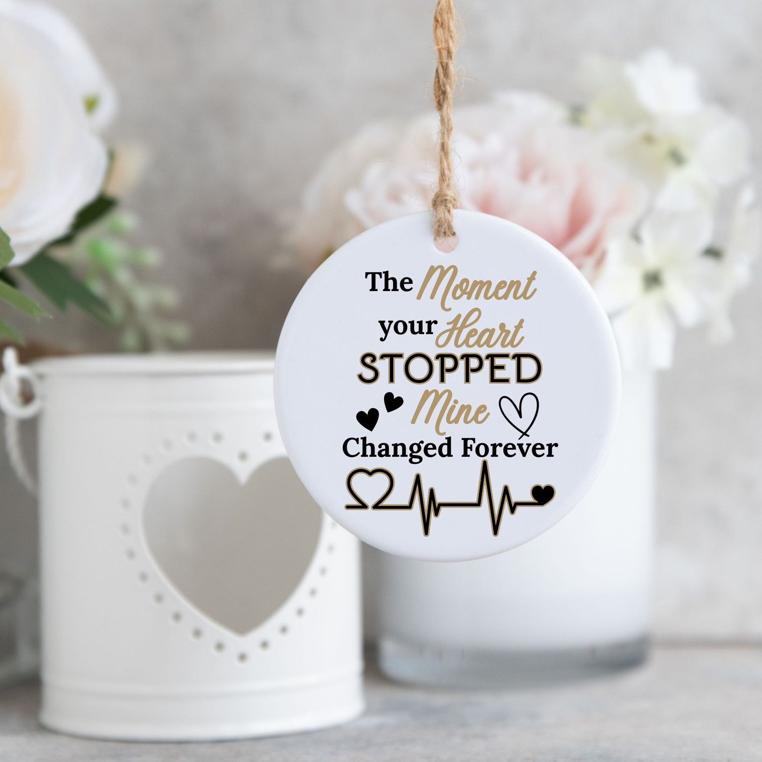 The Moment Your Heart Stopped Memorial UVDTF or DTF Decal