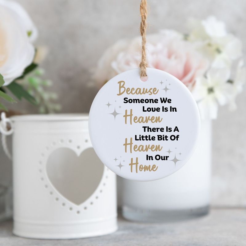 Little Bit Of Heaven In Our Home Memorial UVDTF or DTF Decal