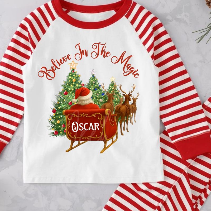 Personalised Santa Sleigh DTF Decal Personalised Santa Sleigh DTF Decal