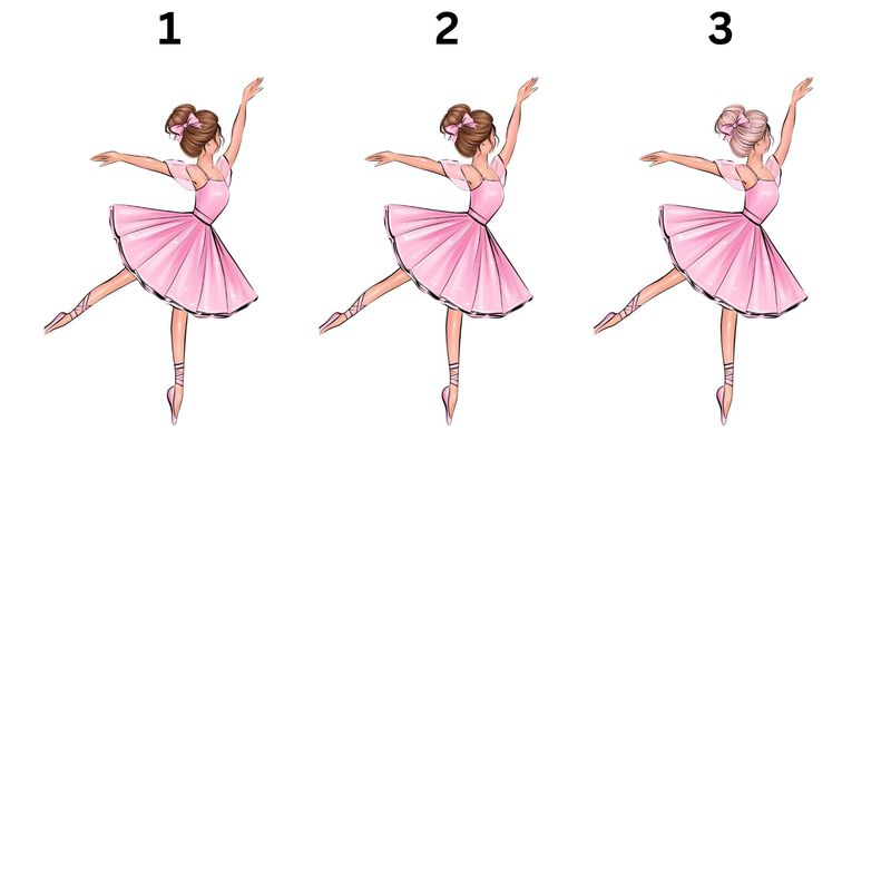 Personalised Pink Ballerina Christmas Eve Box UVDTF or DTF Decal