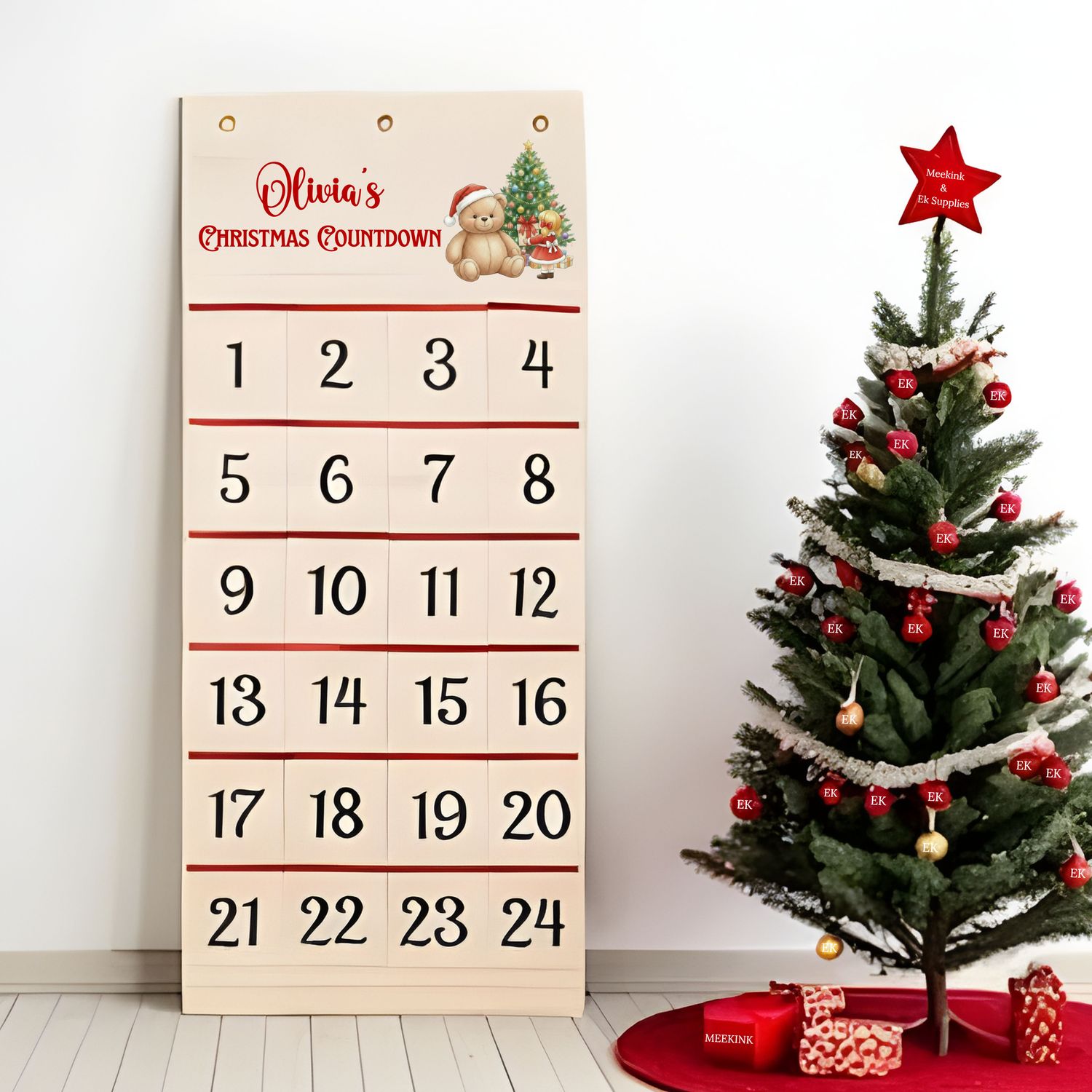 Christmas Countdown DTF Decal