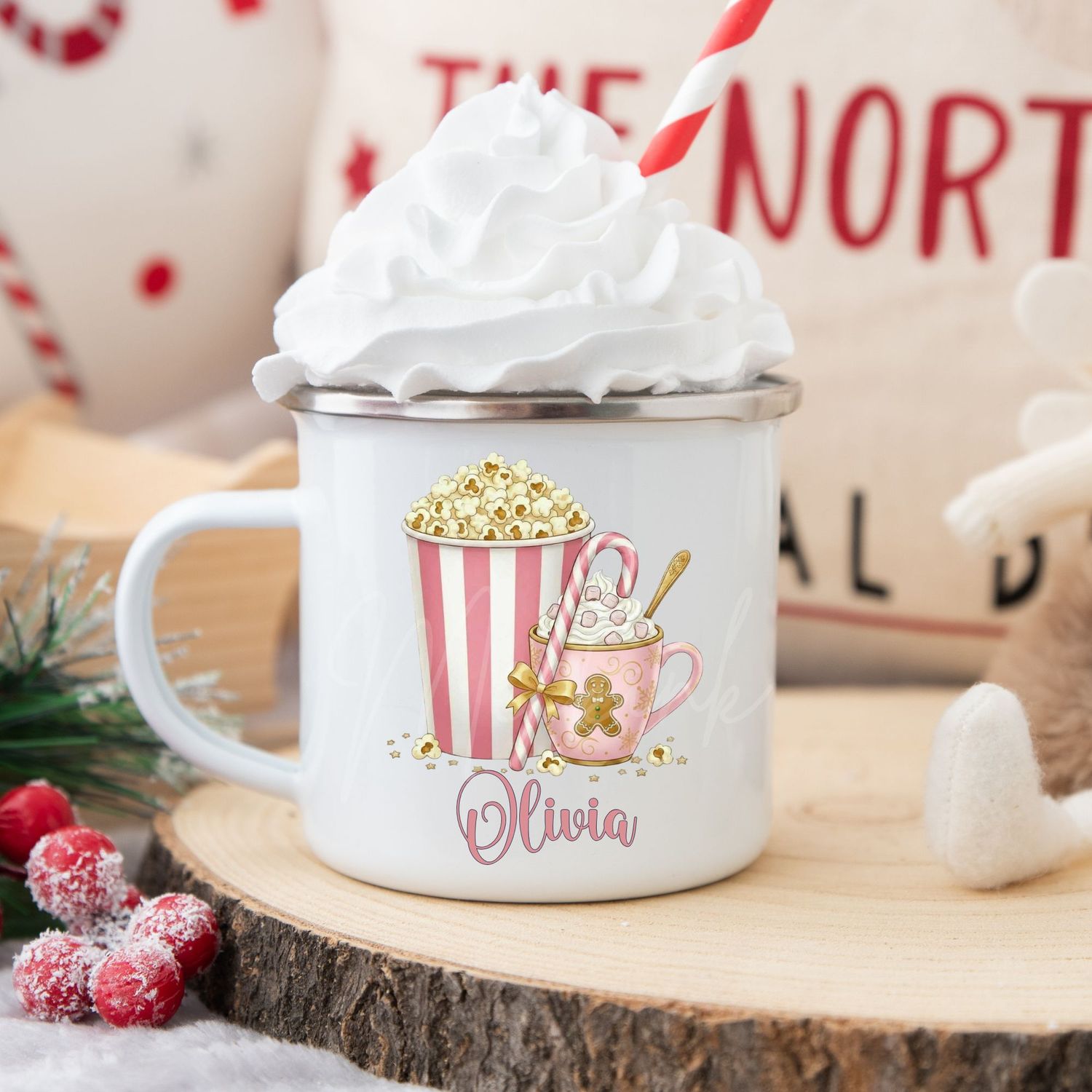 Christmas Movie Pink UVDTF or DTF Decal