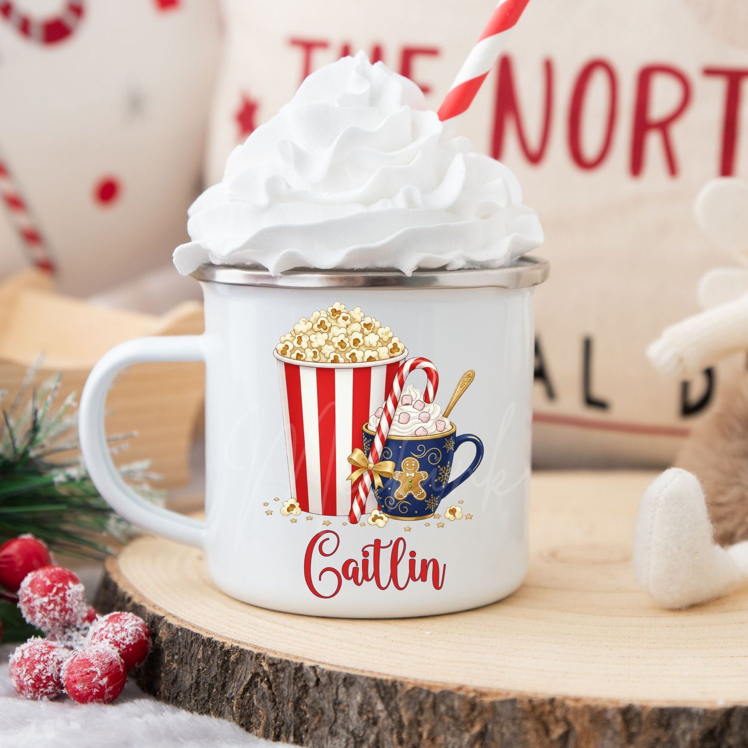 Christmas Movie Red UVDTF or DTF Decal