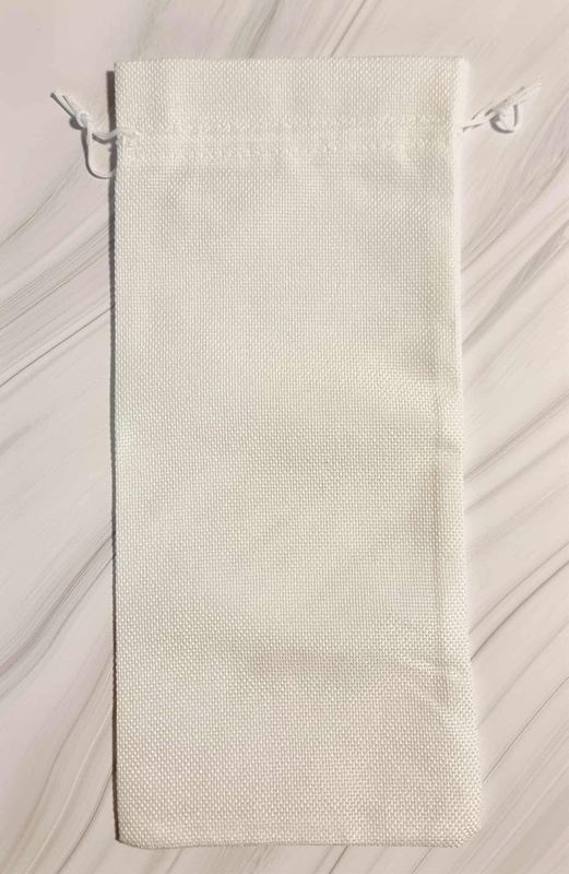 White Wine Bottle Gift Bag Craft Blank