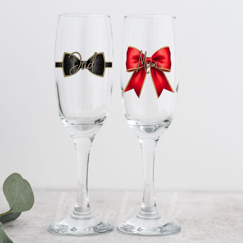 Personalised Bow - Colour Choice Selection UVDTF or DTF Decal