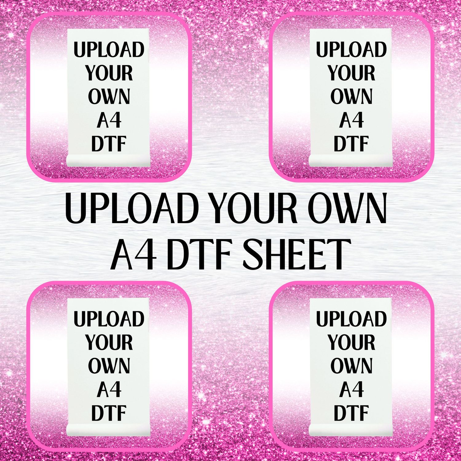 Upload Your Own DTF A4 GANG SHEET UPLOAD PLEASE READ DESCRIPTION