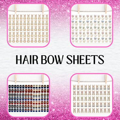 Hair Bow Decals
