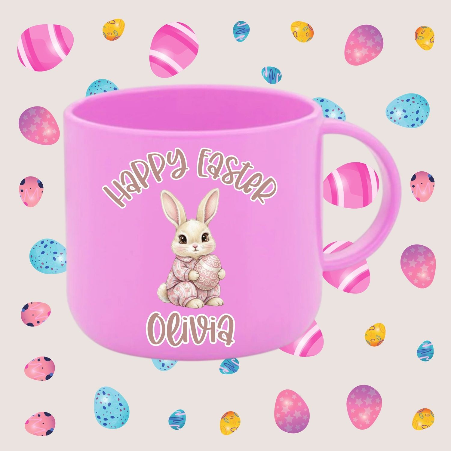 Pink Pyjama Bunny DTF or UVDTF Decal