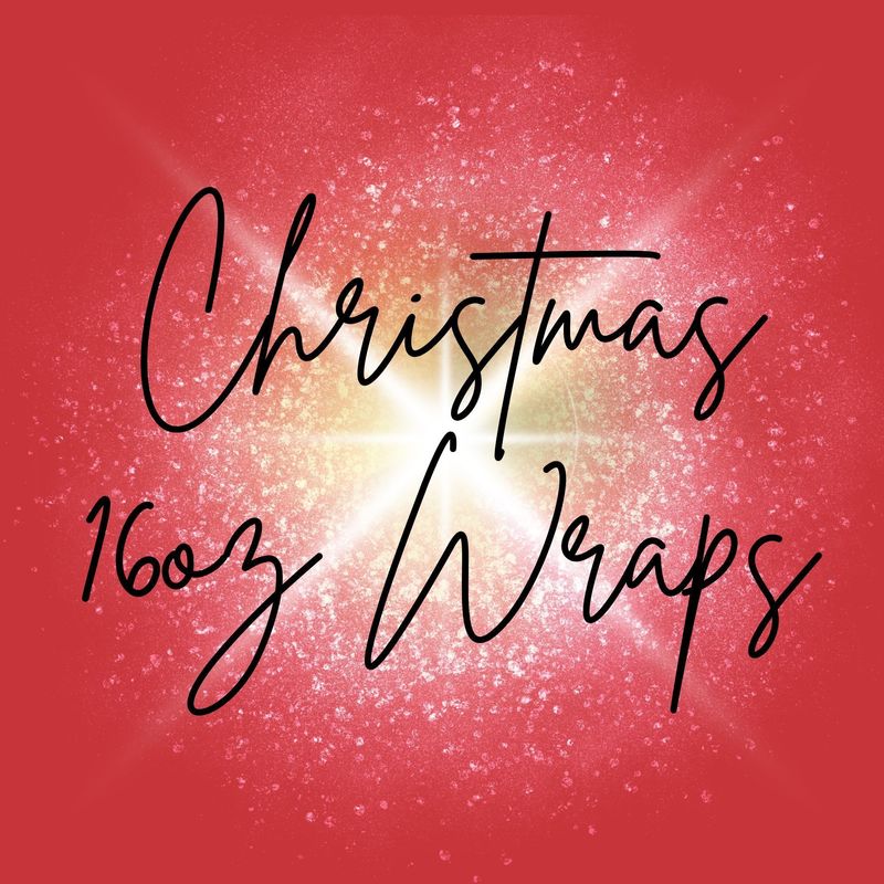 Christmas 16oz Wraps UVDTF
