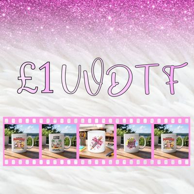 £1 UVDTF DECALS