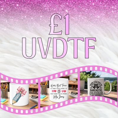 £1 UVDTF DECALS