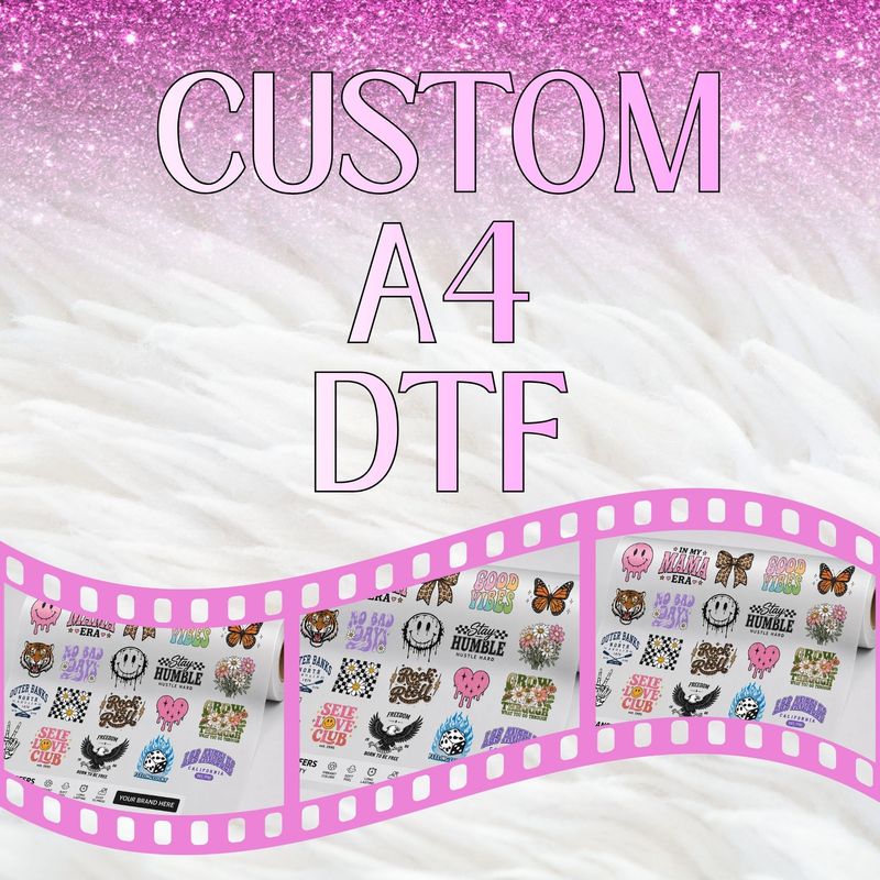 Upload Your Own DTF A4 GANG SHEET UPLOAD PLEASE READ DESCRIPTION
