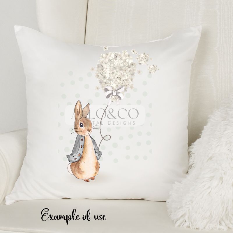 bunny-rabbit-with-blue-floral-balloon-digital-download