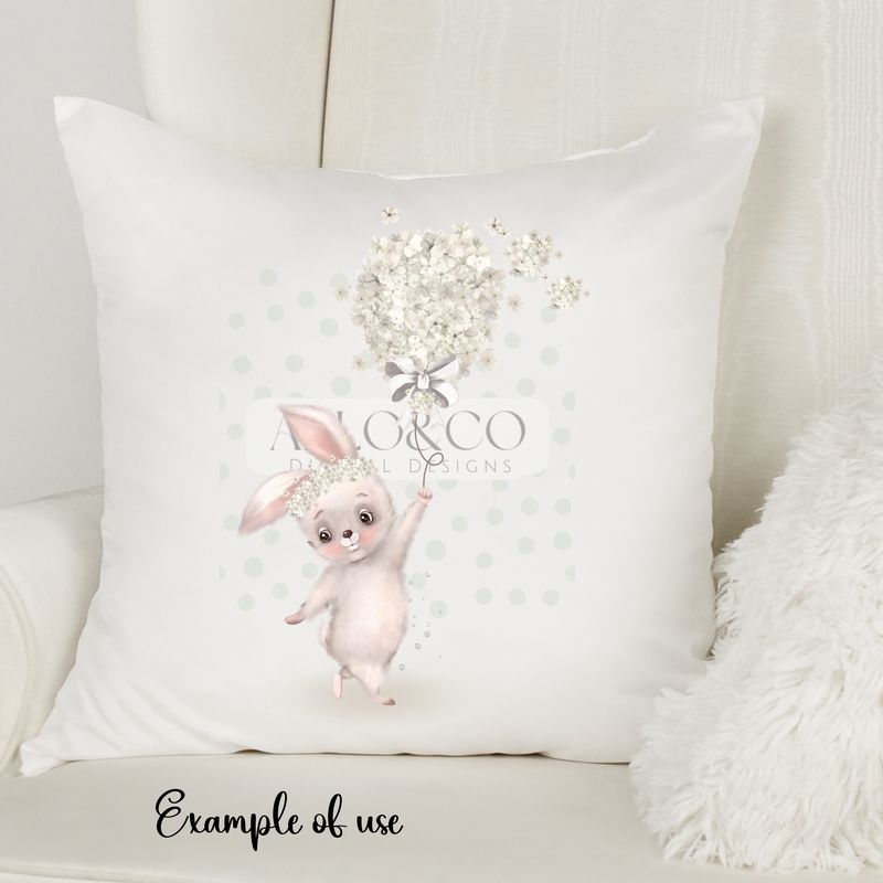 bunny-rabbit-with-beige-floral-balloon-digital-download