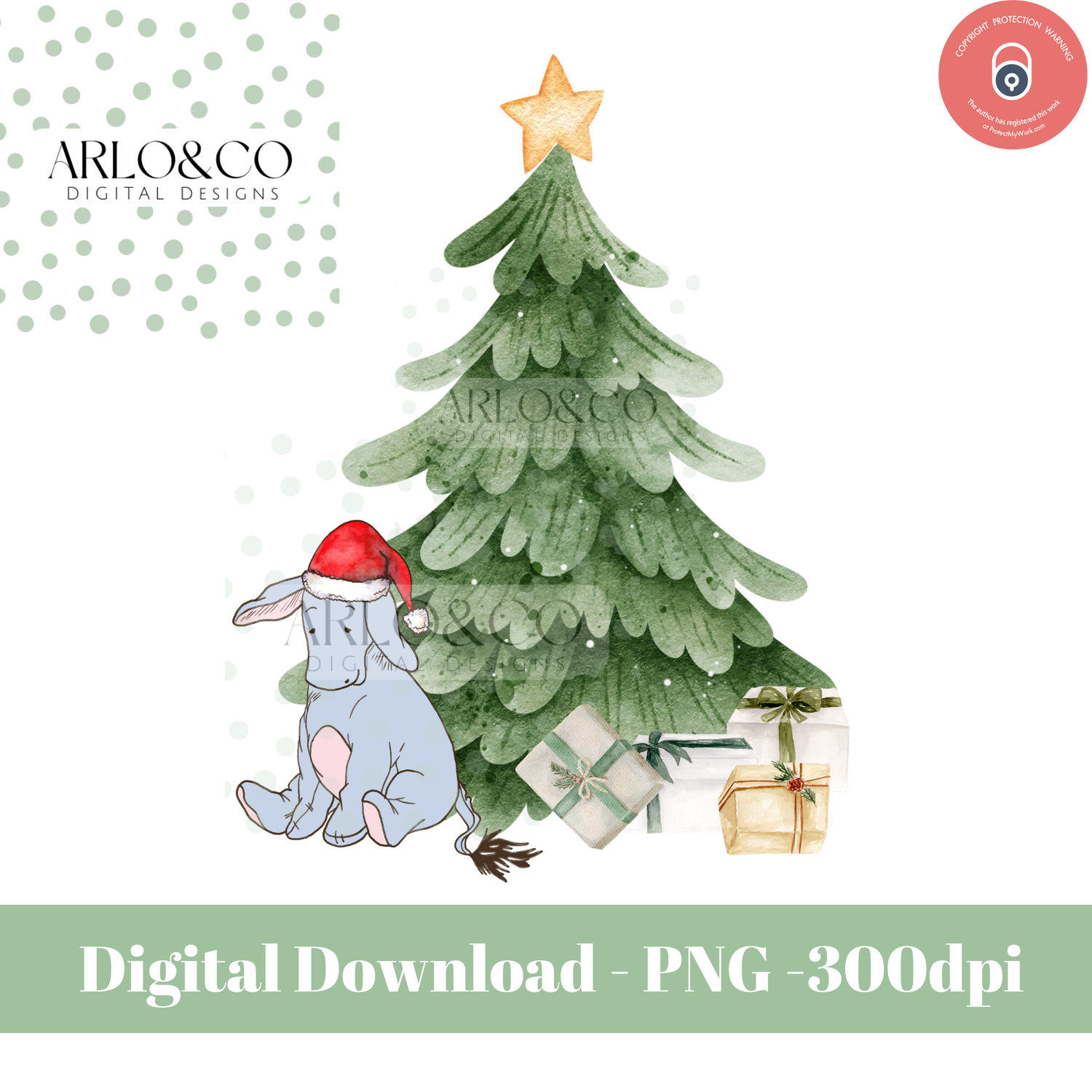 copy-of-classic-aa-milne-inspired-eeyore-christmas-art-digital-download