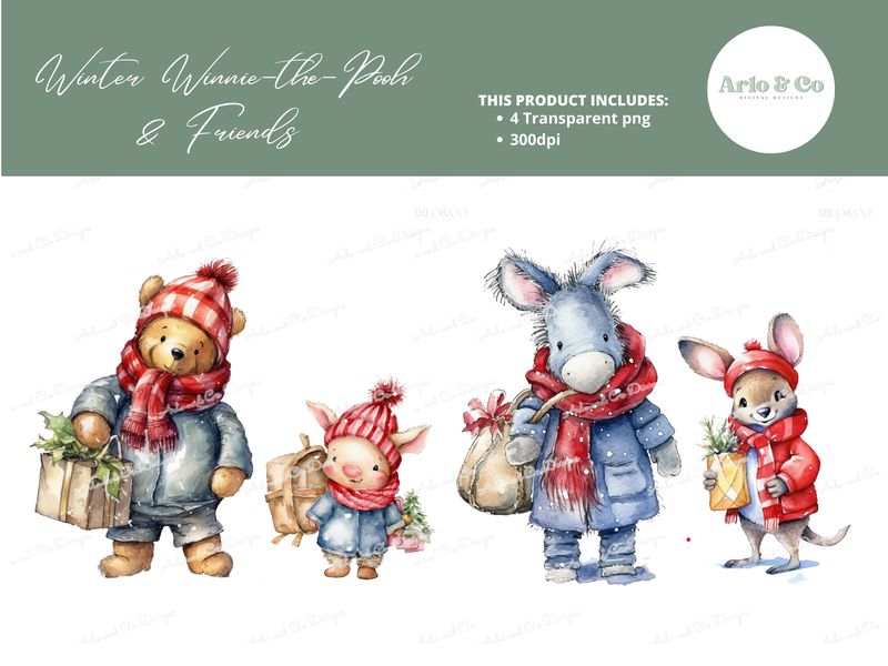 Winter Bear -friends-digital-download