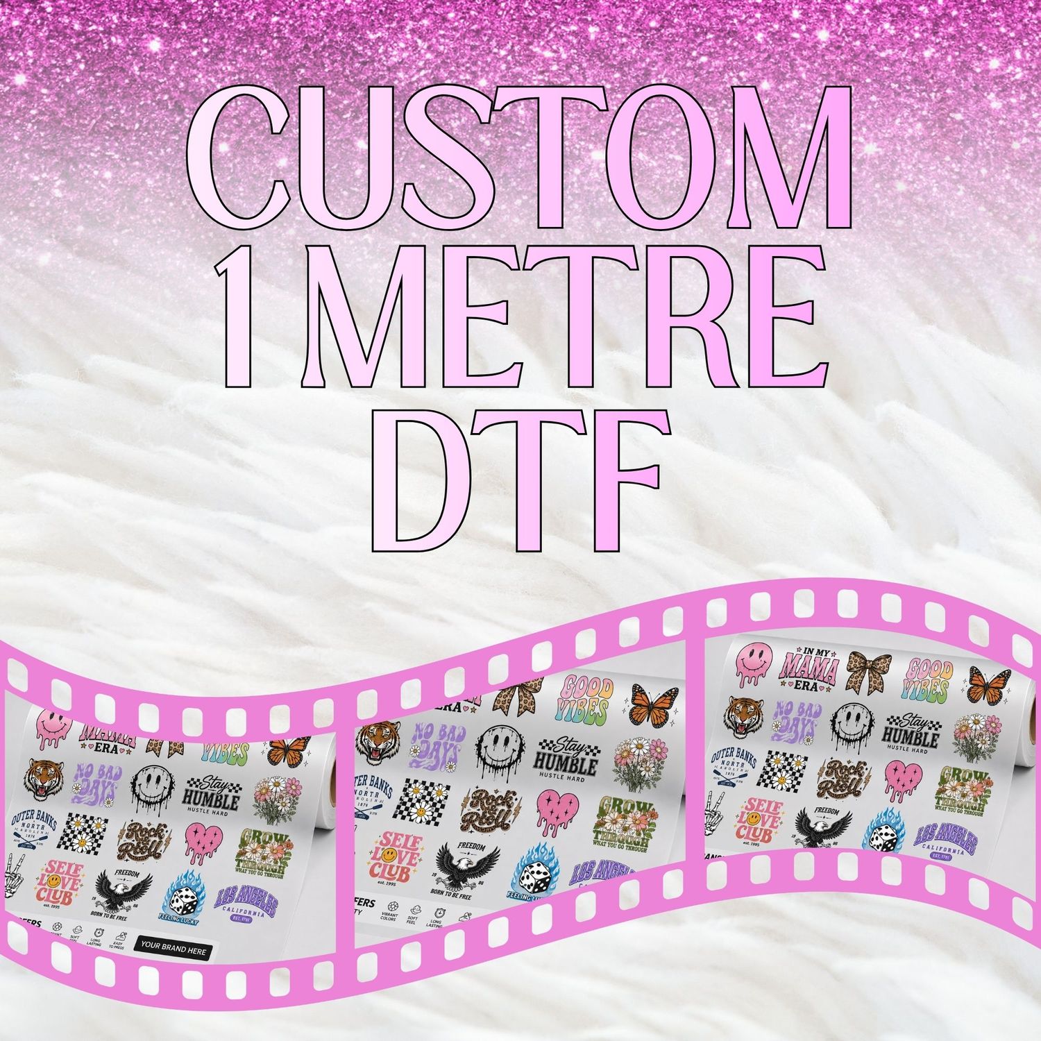 Upload Your Own DTF 1 METER GANG SHEET PLEASE READ DESCRIPTION