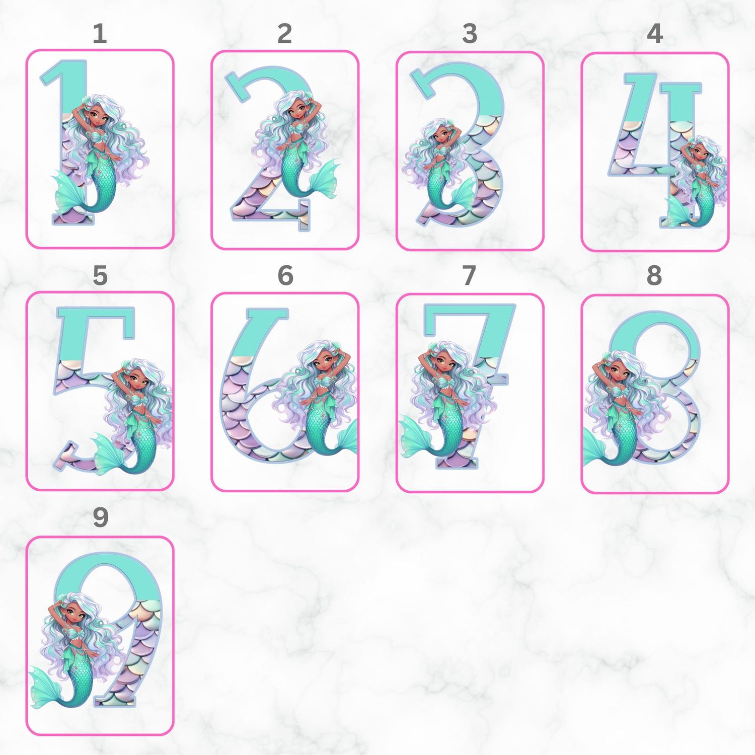 When I Wake Up Mermaid Birthday DTF DECAL