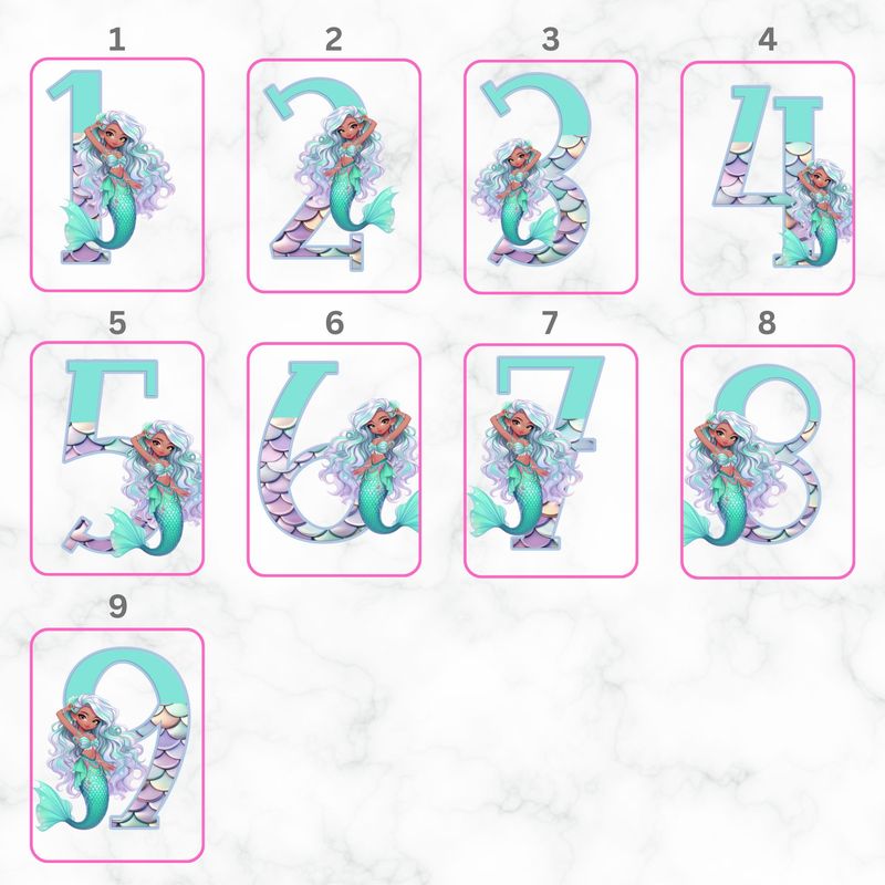 When I Wake Up Mermaid Birthday DTF DECAL