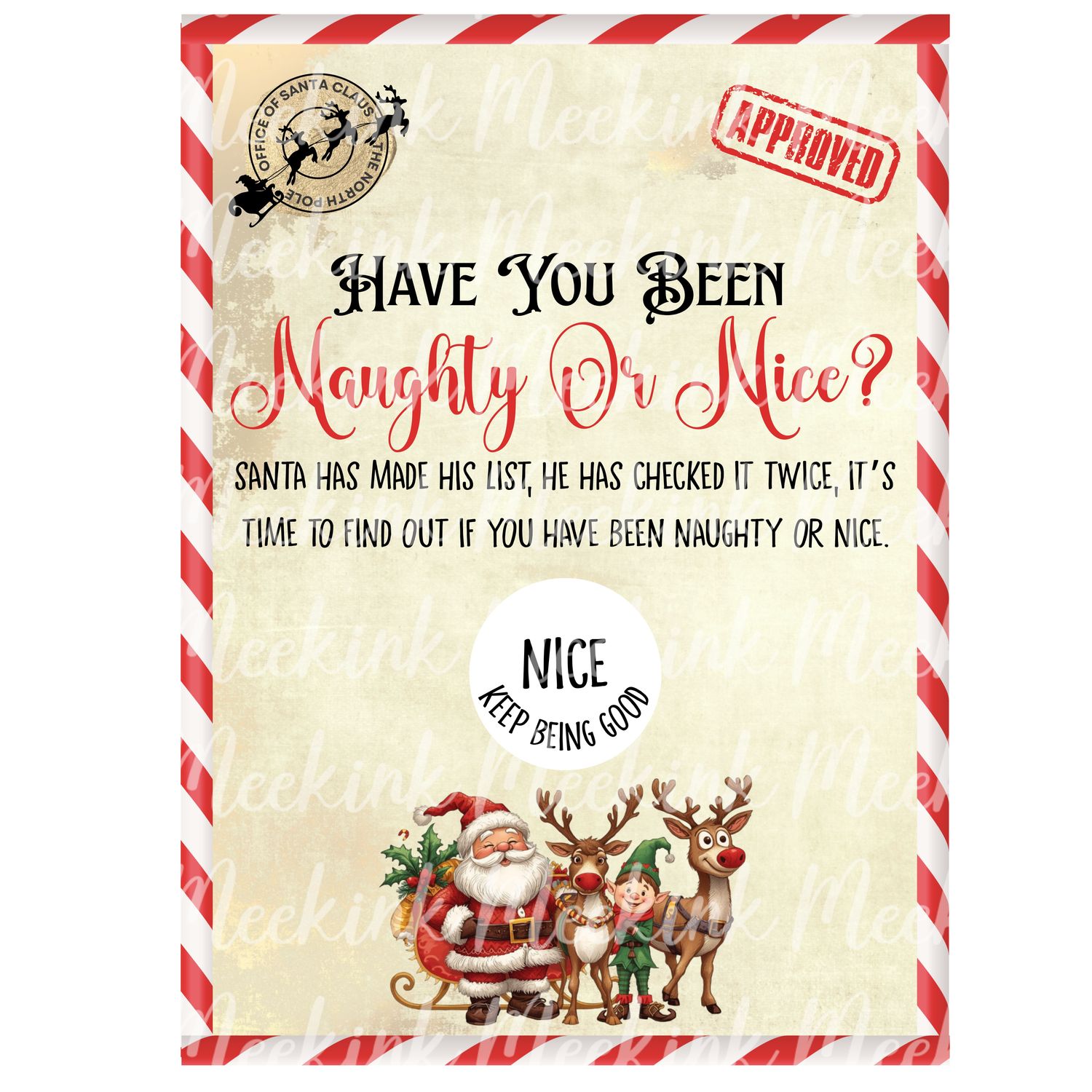 Naughty/Nice Portrait Scratch Card PNG Digital Download